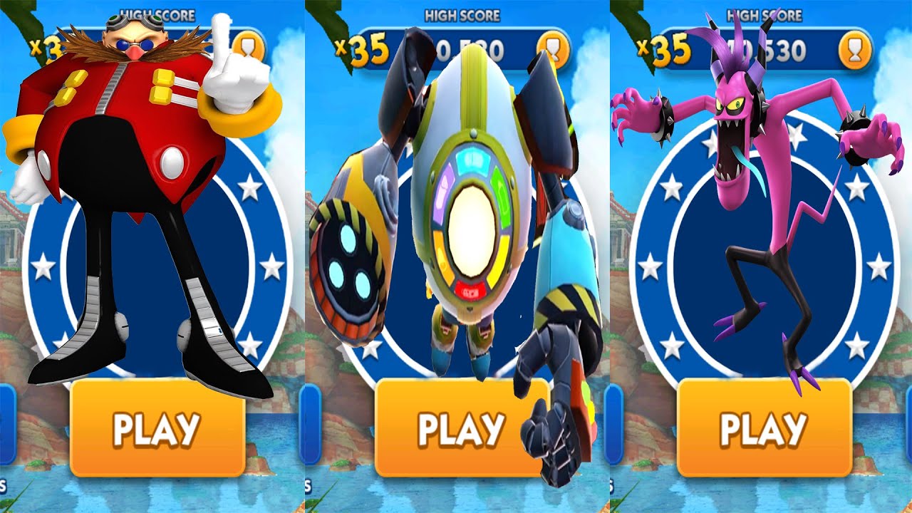 Sonic Prime Dash - All Bosses Battle: New Boss Dr. Bubble vs Dr. Eggman vs Zazz (android, ios) Game
