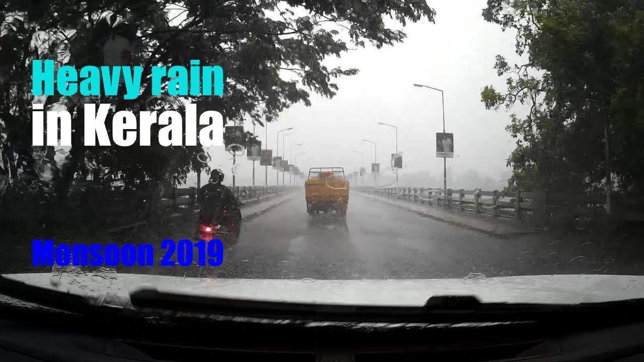 Monsoon 2019 | Heavy Rain In Kerala | Driving In Rain