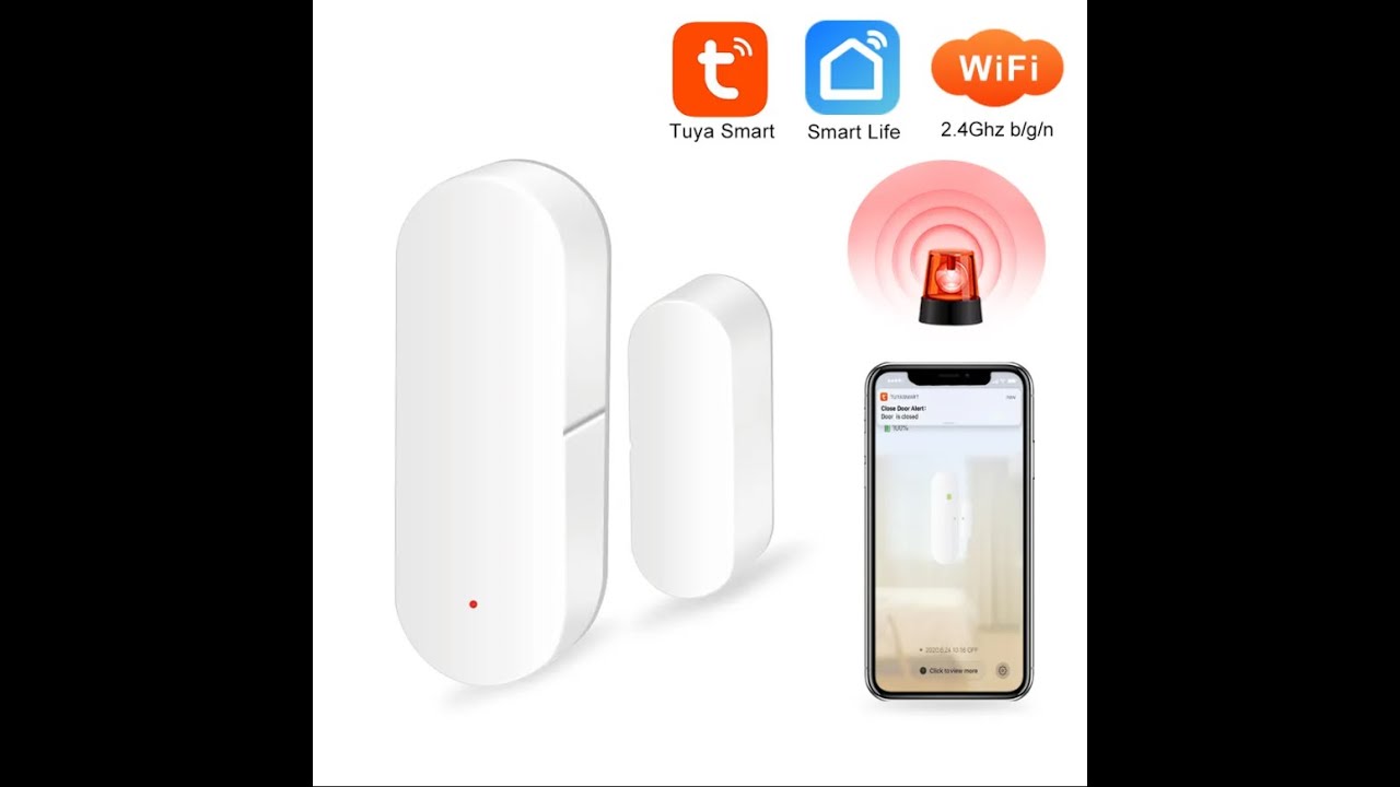 Nowoczesny czujnik otwarcia drzwi i okien Tuya Smart Alarm żonę FH200A