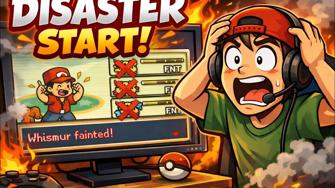 The WORST START to a gaming channel and a Pokémon Fire Red Nuzlocke!!!