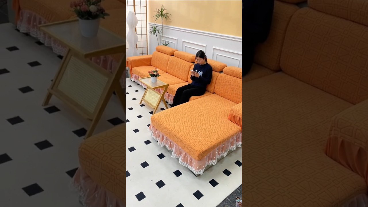 This Luxury Sofa Seat Cover Feels Like a Dream #shorts