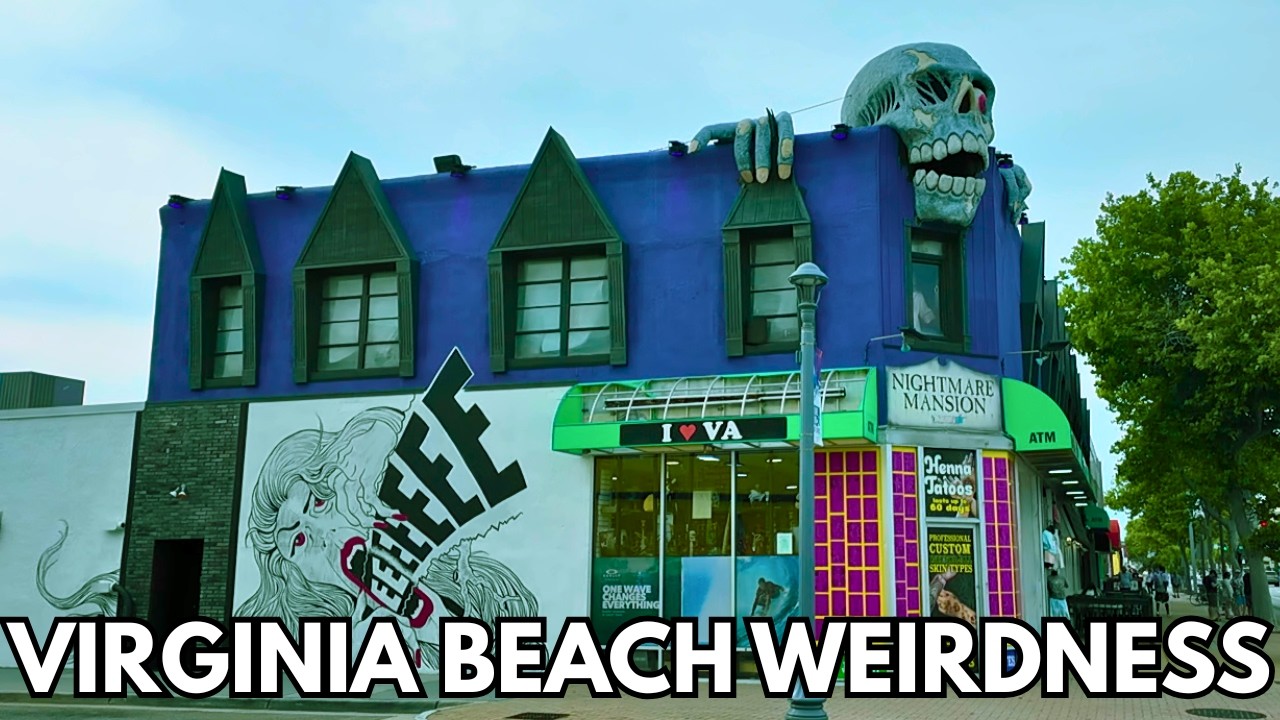 Virginia Beach Tour - Exploring the Boardwalk - Unique Sights, Arcades, Mini Golf and More
