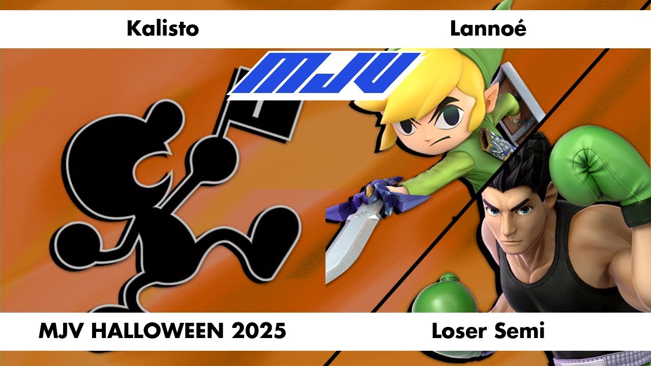 MJV HALLOWEEN 2025 - Kalisto (GnW) Vs. Lannoé (Toon Link, Little Mac) - Loser Semi
