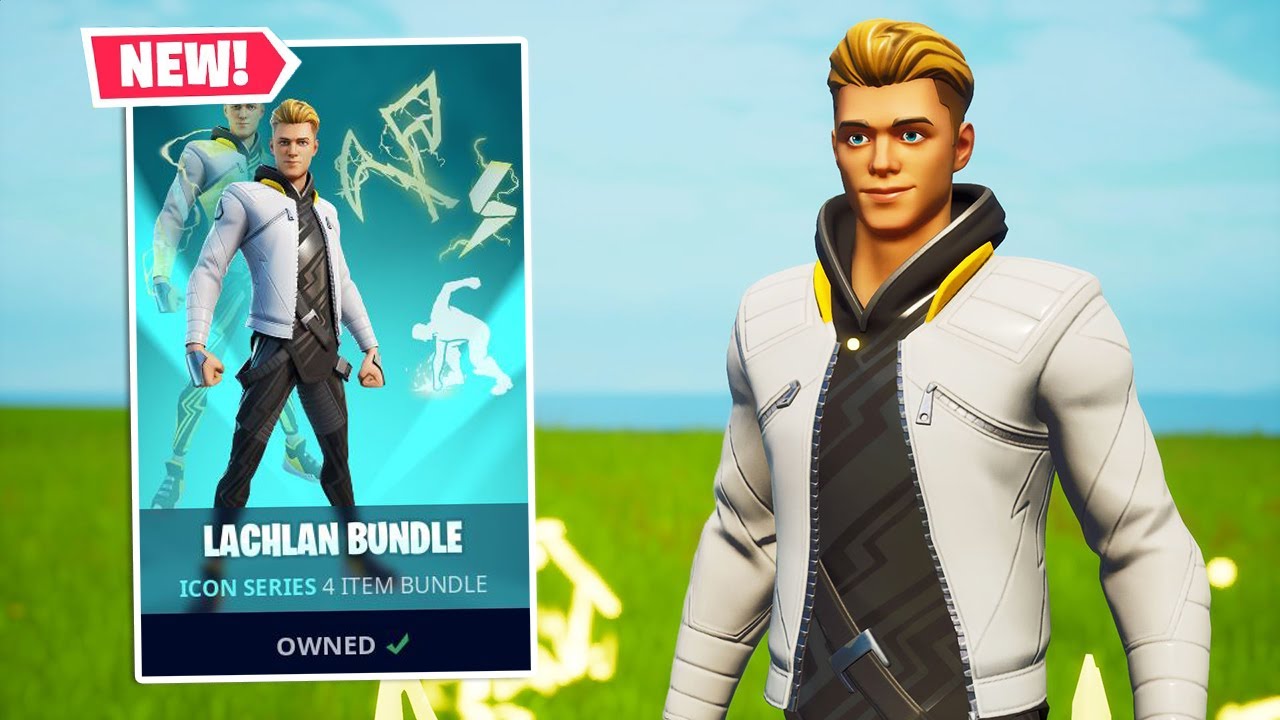 New LACHLAN Skin Gameplay in Fortnite! (Lachlan Bundle)