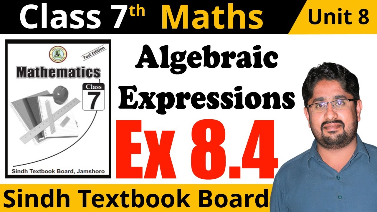 🔴 Unit 8 Exercise 8.4 Class 7 Maths Sindh Textbook Board