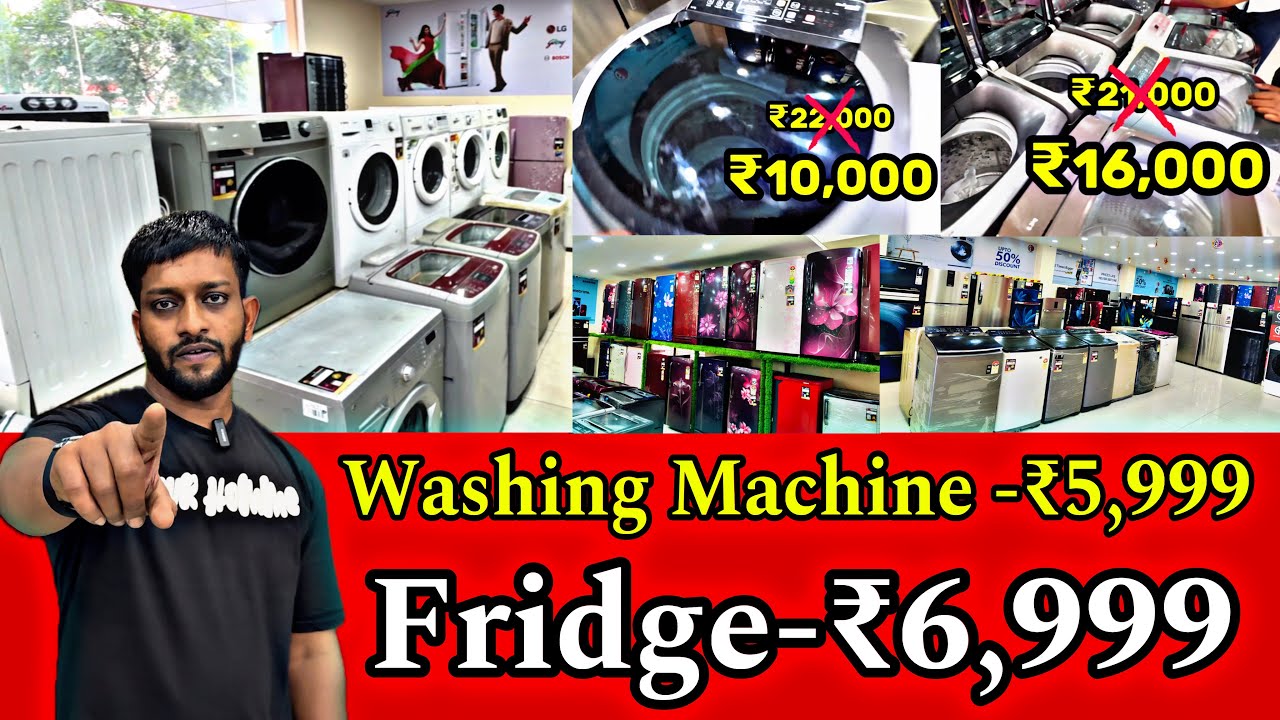 ₹5,999 Factory Outlet Used Second Hand Fridge And Washing Machine In Bangalore Upto 50% Discount
