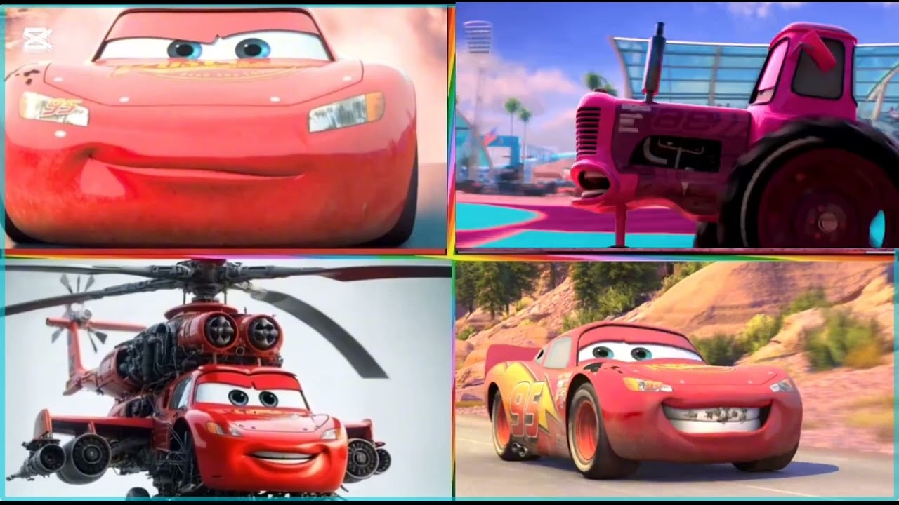 The Lightning McQueen Car Eater vs Police Cars |