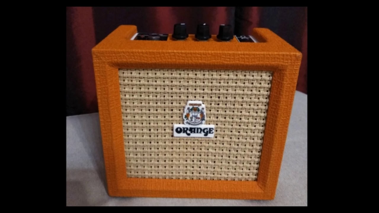 Orange Crush Mini line out with IR cab-sim in a produced track