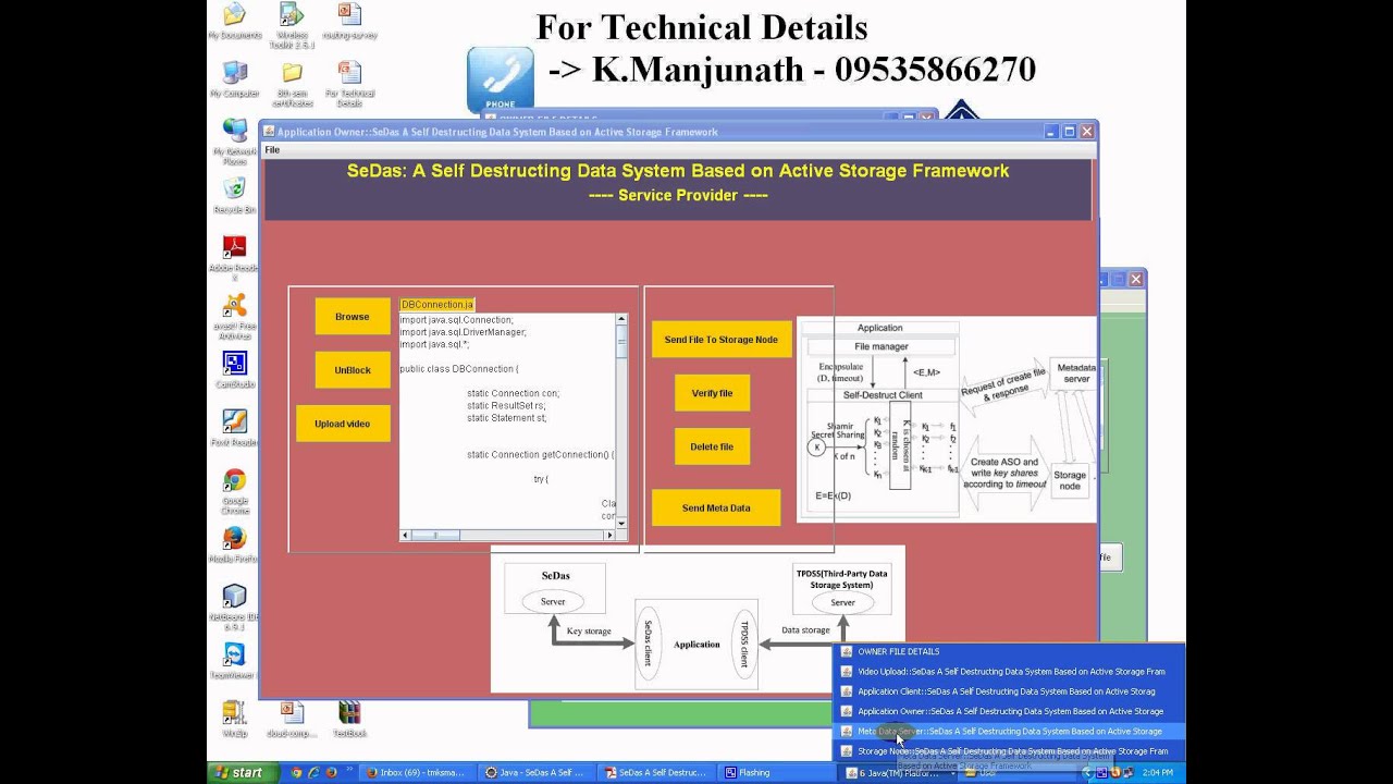 SeDas A Self Destructing Data System Based on Active Storage Framework
