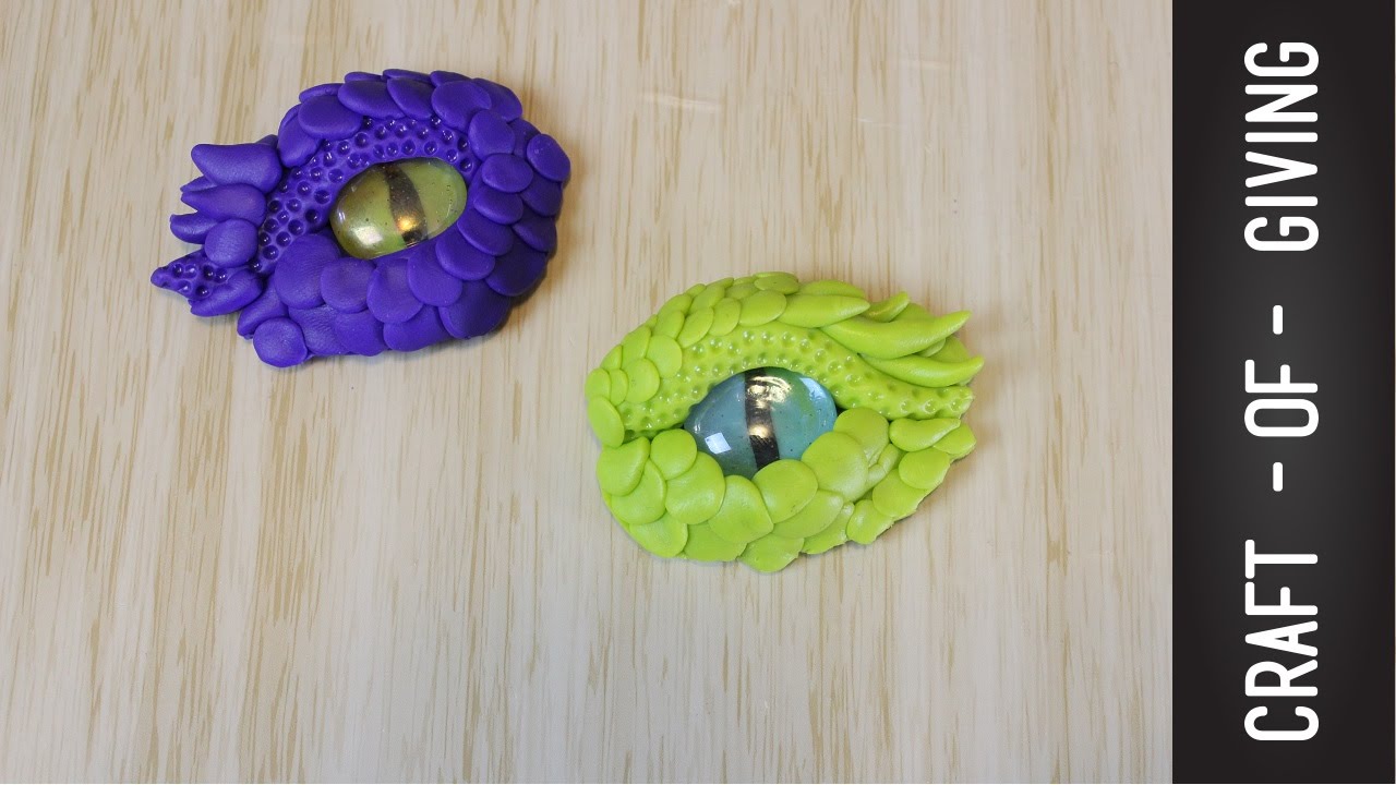 Polymer Clay Dragon Eye | Craft of Giving