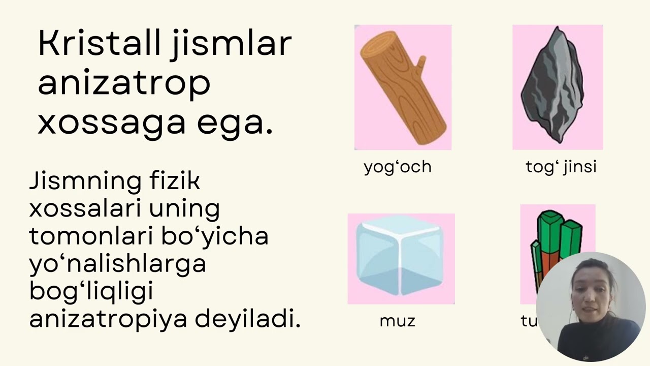 35. Kristall va amorf jismlar