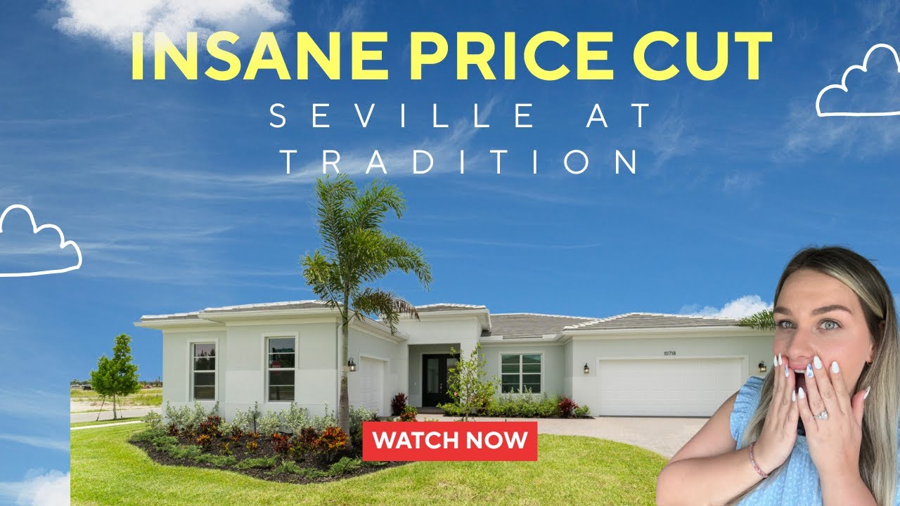 Seville at Tradition Luxury Home Tour | Port St. Lucie New Construction (Price Drop!)