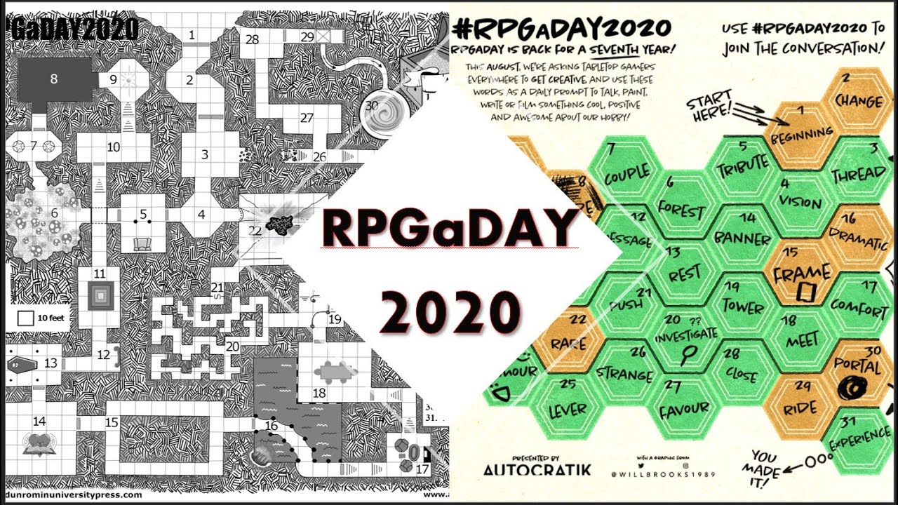 #RPGaDay2020 - Day 1: Beginning