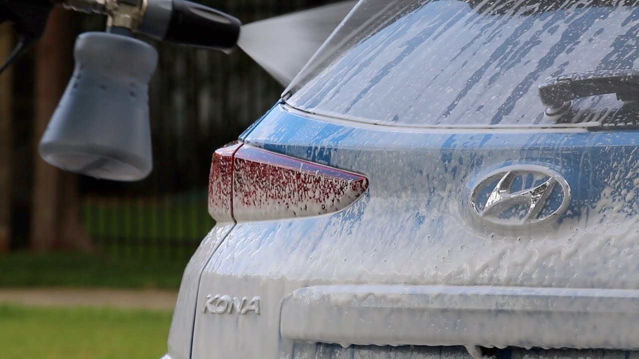 Hyundai Kona 2022 / Interior & Decontamination Wash / ASMR