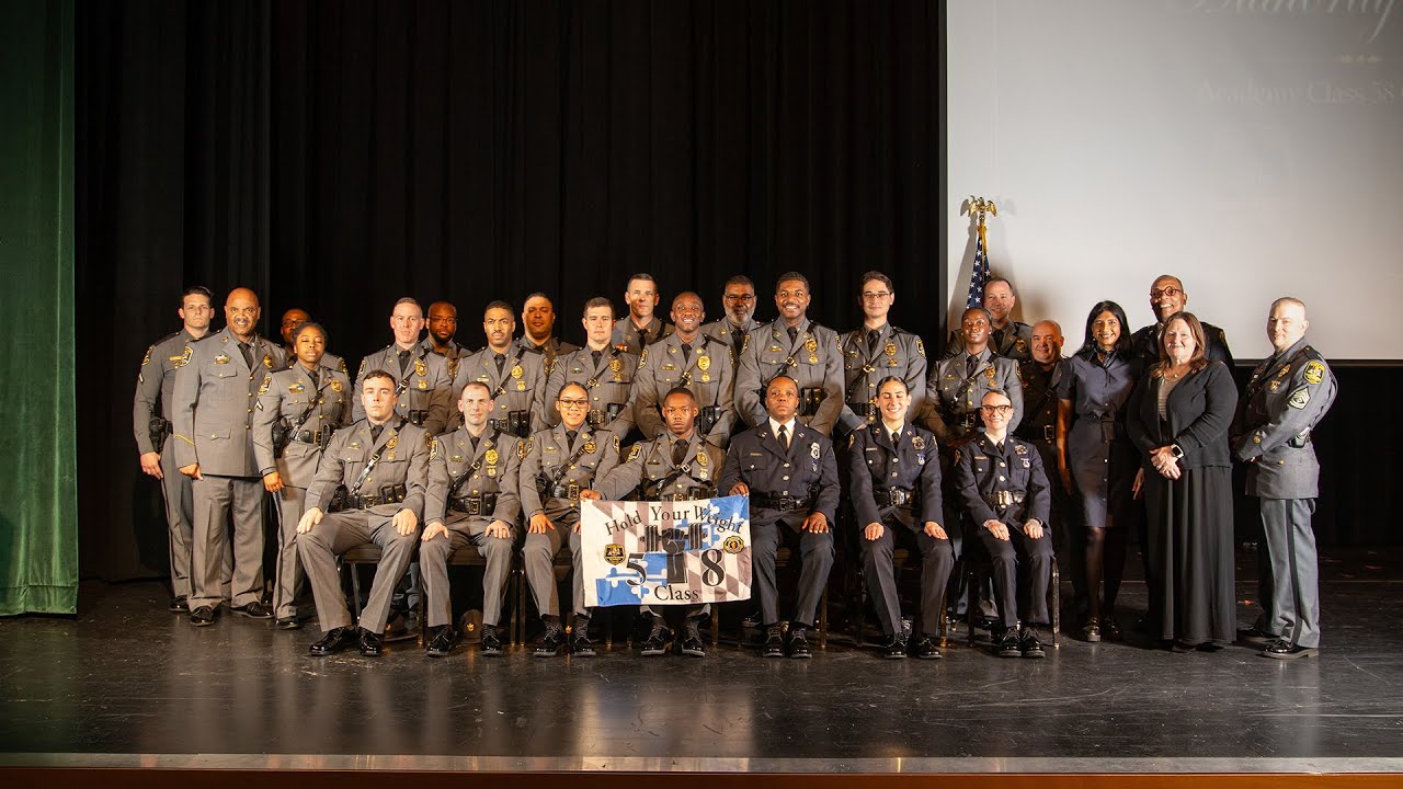 MDTA Police Recruit Class 58 Graduation 04-10-2024