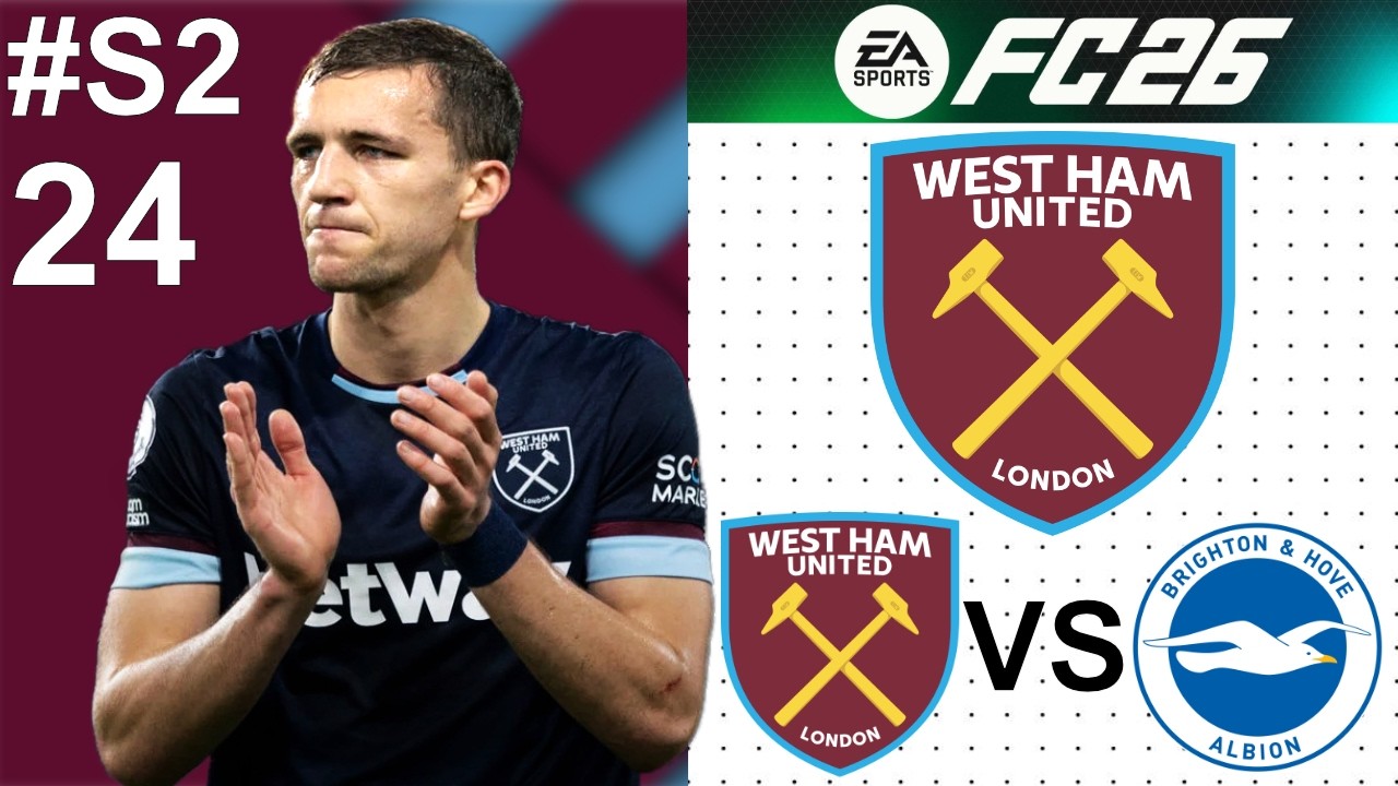EA FC 26 West Ham United Road to Glory Career Mode Season 2 Episode 24 No Commentary
