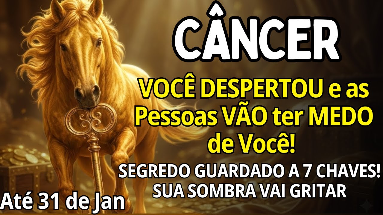 CÂNCER ♋ VOCÊ DESPERTOU E VAI PERCEBER TUDO😱 ESSA MULHER É A PI0R QUE JA VI!👀 AGORA TUDO DESENRROLA