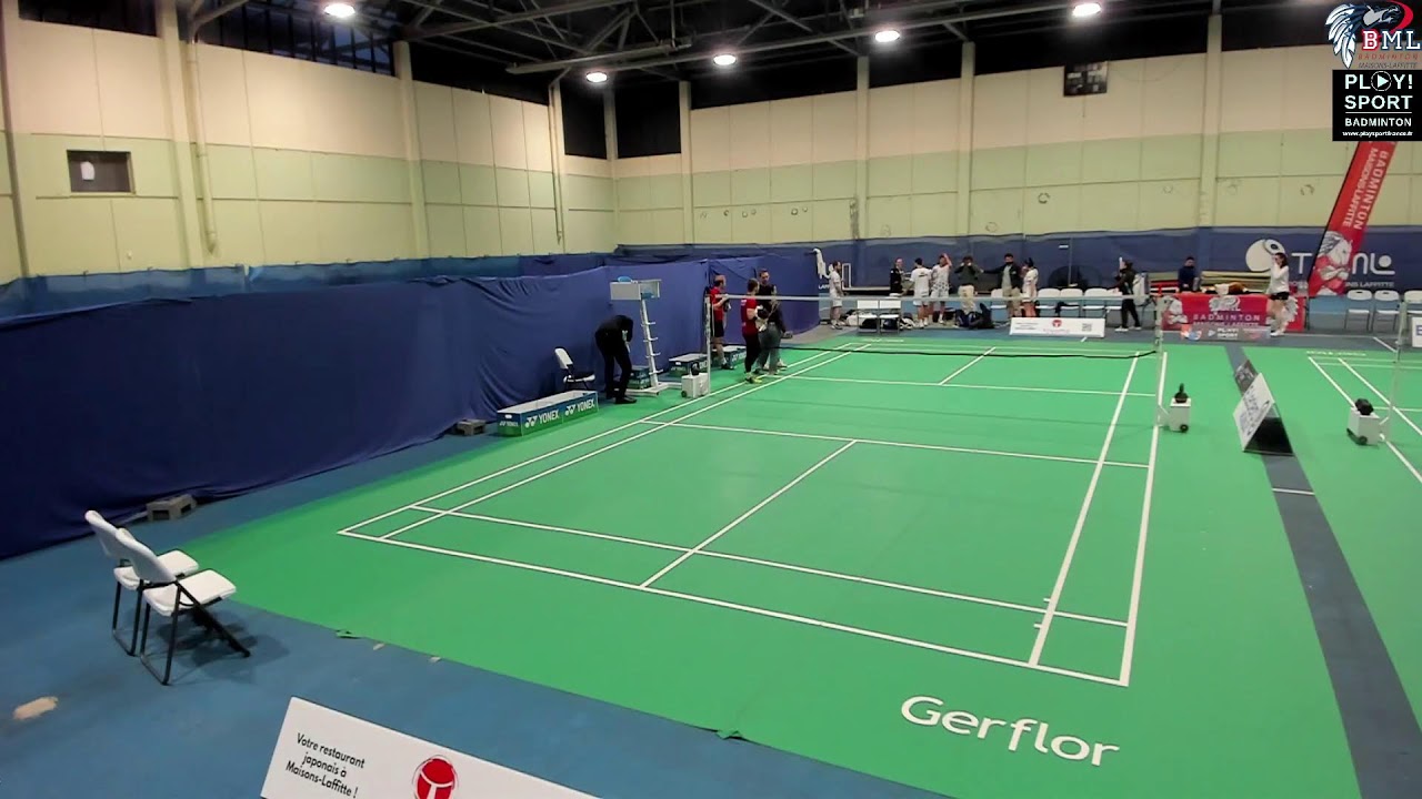 Interclub N2 - J07 - Court 1 - Badminton Maisons-Laffitte vs Orléans