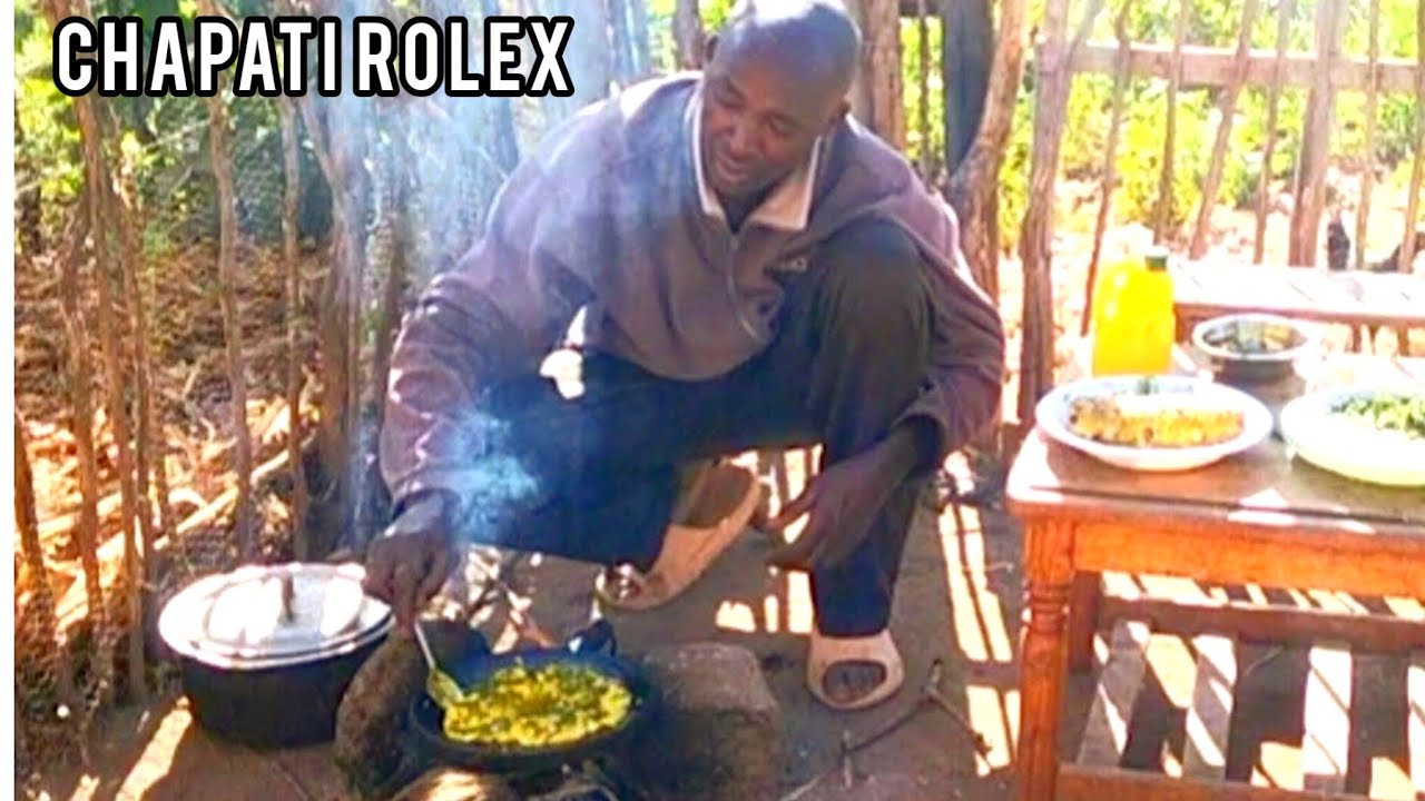 African Village Chapati Rolex Omelette Breakfast | Like Never Seen Before