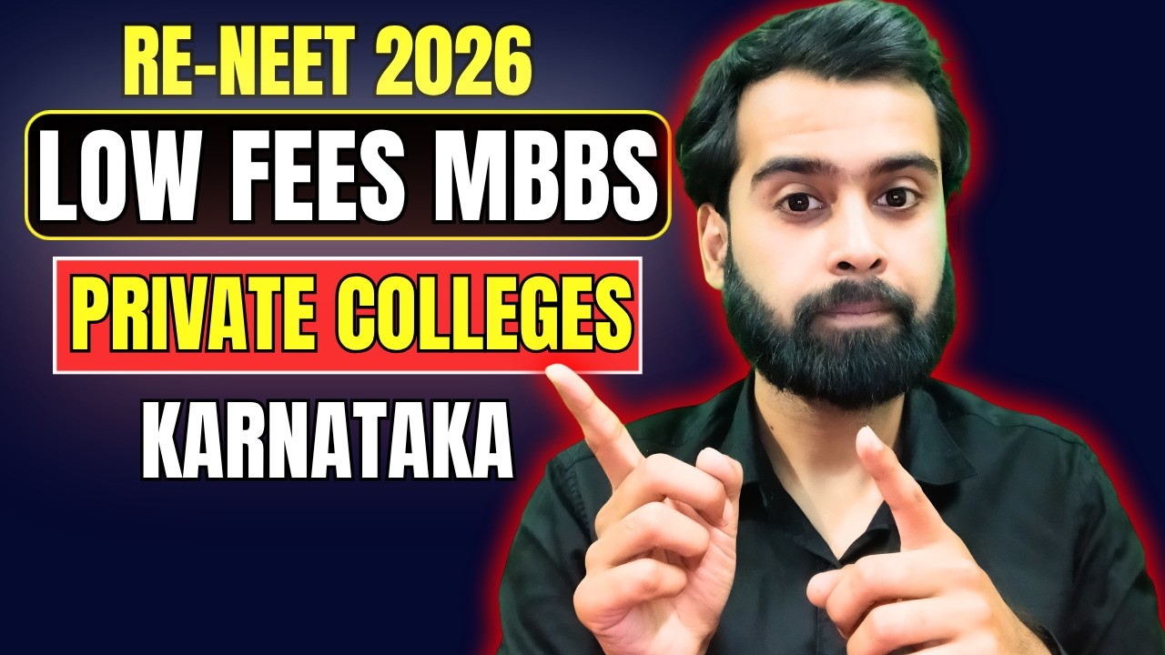 Karnataka Private MBBS Low Fees | Re-NEET 2026 Cutoff Impact