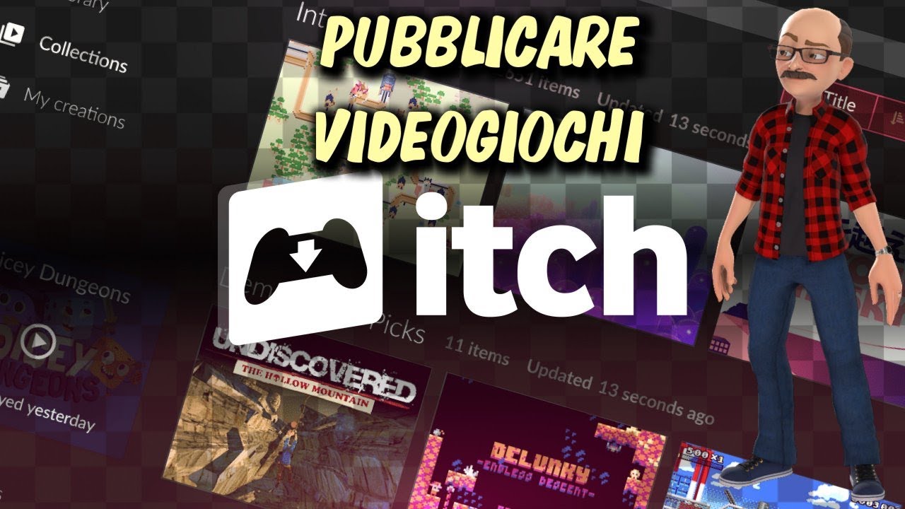 Pubblicare giochi su... Itch.io / Game Dev