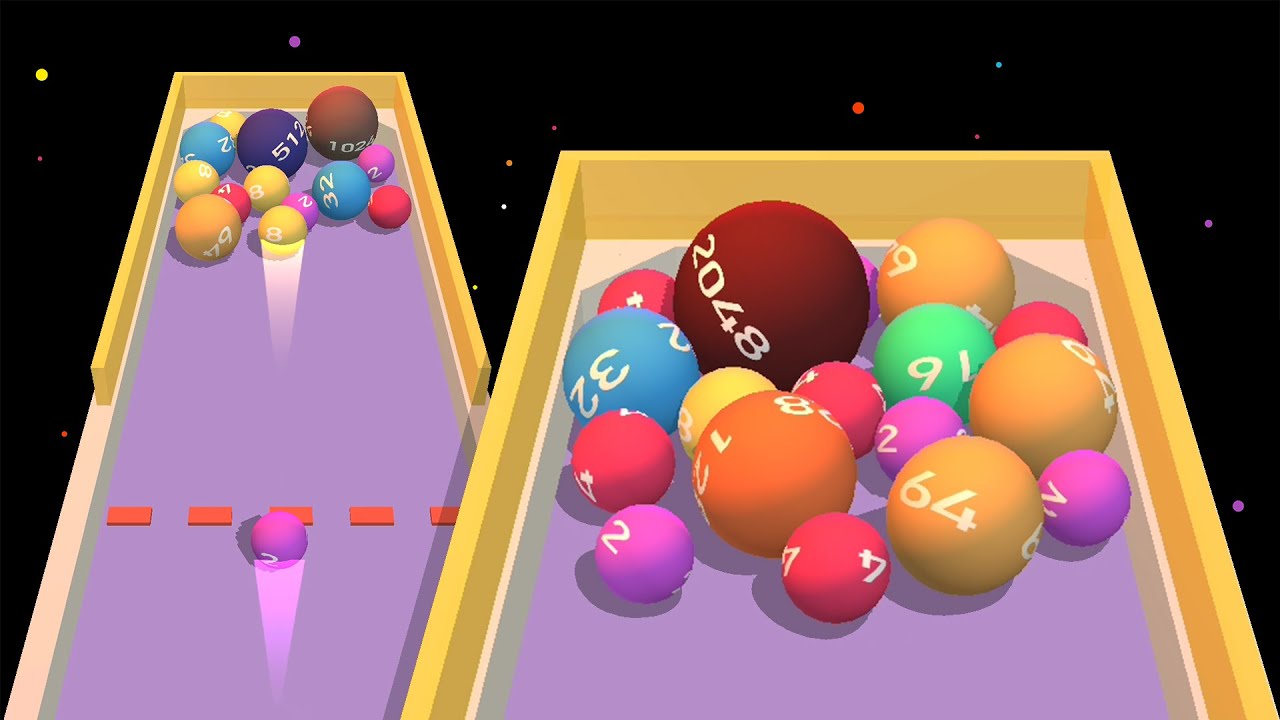 3D Ball Pop 2048 (2048 Balls 3D)