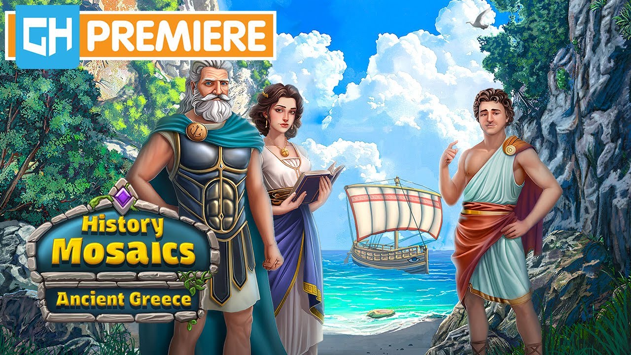 History Mosaics - Ancient Greece | GameHouse Premiere Trailer
