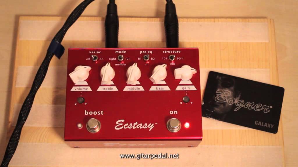 Dr. Barlo's Bogner Ecstasy Red Demo with a Fender Blues Jr.