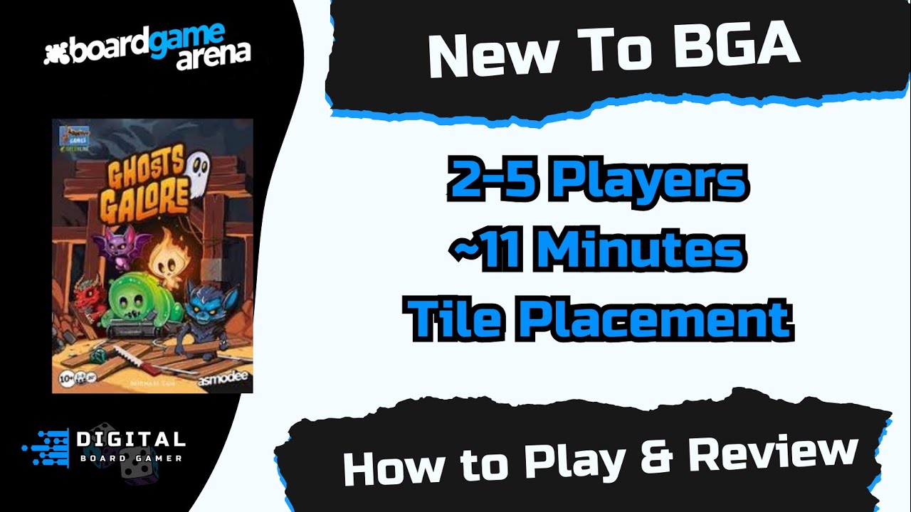 Новинка на BGA: Ghosts Galore — стоит ли тратить на это время? Как играть на BGA