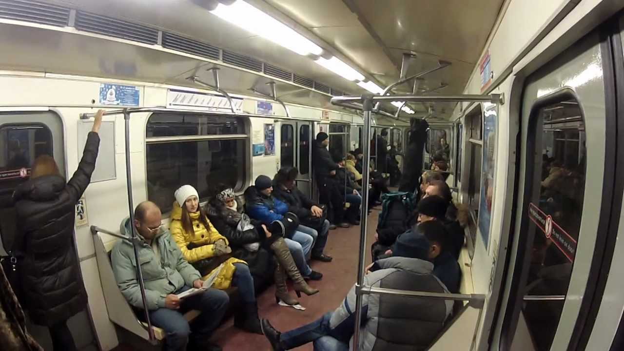 St Petersburg Metro Line 5 Krestovskiy Ostrov to Admiralteyskaya 29 12 2012