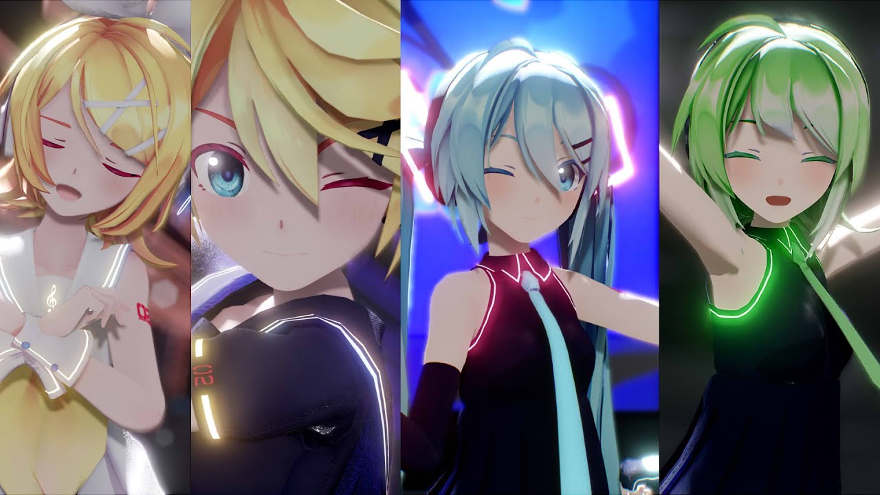 【MMD】カオスメドレー 〜ギガリミックス〜(Chaos Medley 〜Giga Remix〜)/Giga feat.鏡音リン・レン、初音ミク 【Sour式鏡音リン・レン、初音ミク、GUMI】