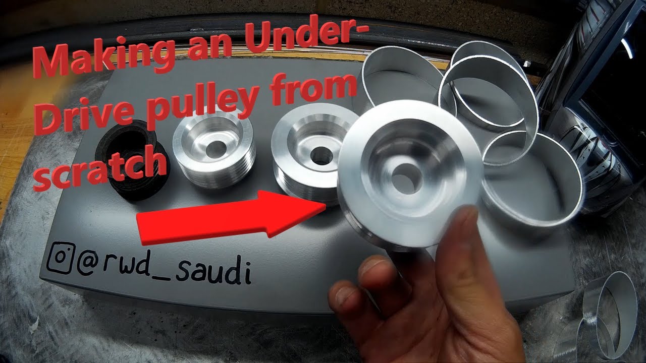DIY aluminium Poly-V pulley (In under 10 minutes!)