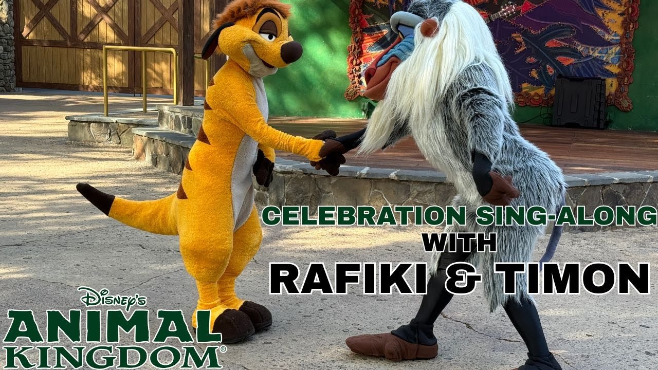 Timon & Rafiki Join Cool Kid Summer's Celebration Sing Along | Disney's Animal Kingdom