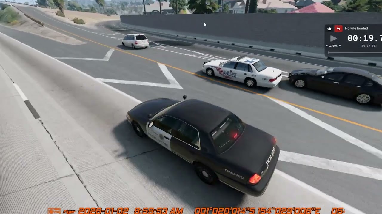 BeamNG California Police Patrol Part 2