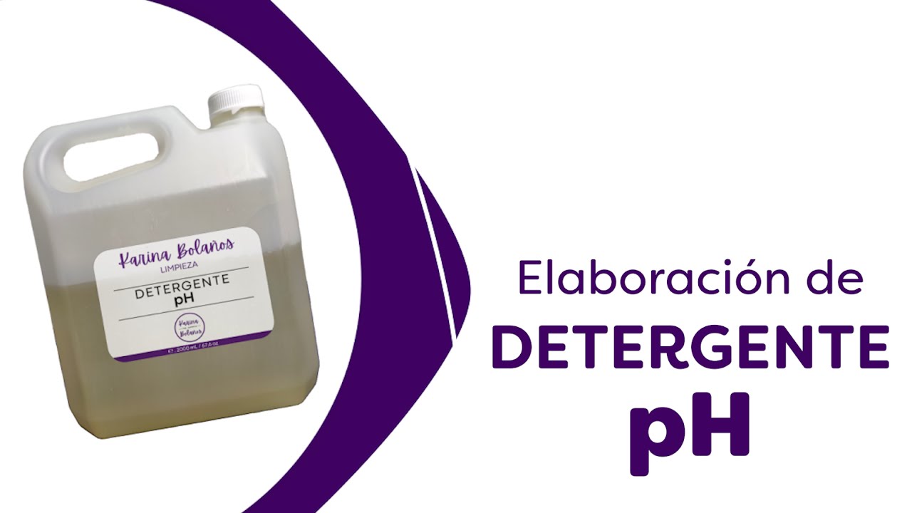 Elaboración de Detergente pH - Base, Formula para 2 Litros