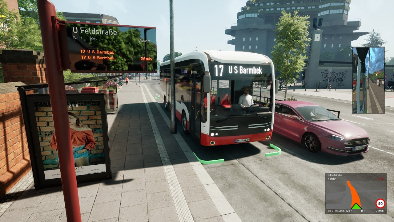 The Bus Early Access - Hamburg City DLC - Mit der Linie 17 zum U+S Barmbek #20