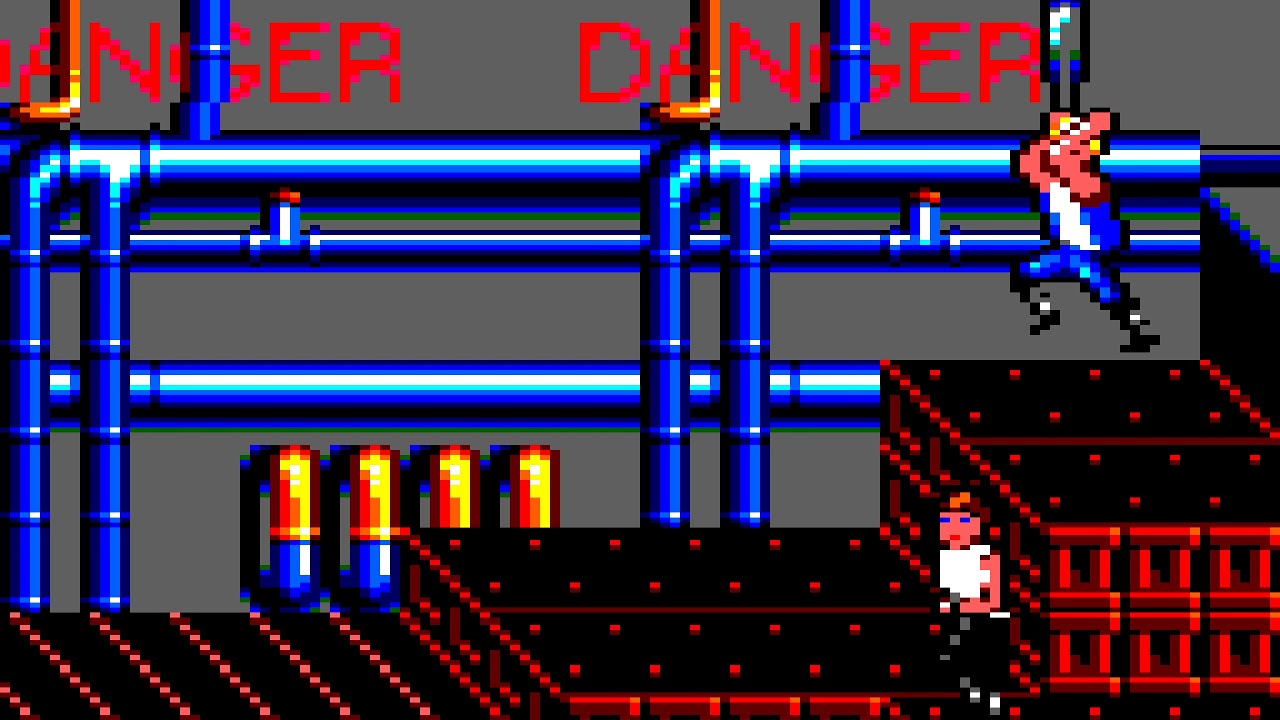 Amstrad CPC Game: Double Dragon  ( 1988 Animagic) (64k version)