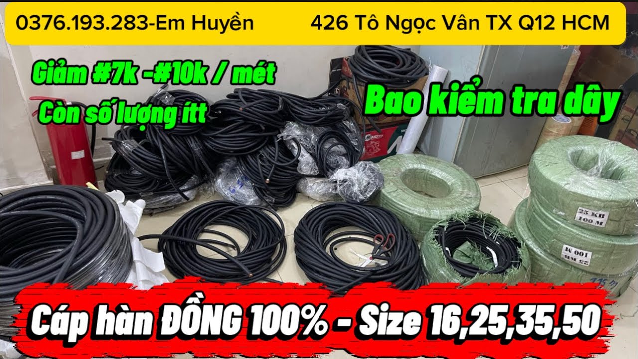 🔴Xả Hết Lô🔴DÂY HÀN LÕI ĐỒNG🔴 Giá giảm rẻ bèo hết lô này còn số lượng ít nhanh tay thì còn giá rẻ 