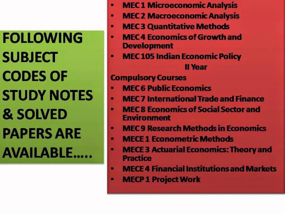 IGNOU MEC SOLVED PAPERS