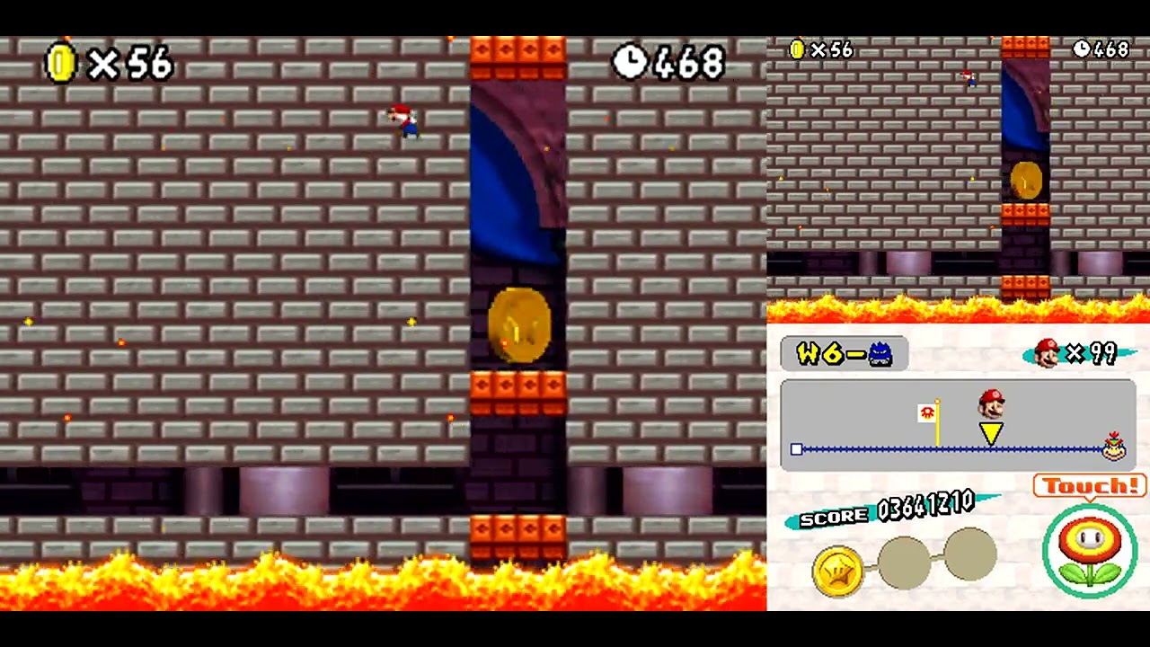 [hack 100%] New Super Mario Bros. F 6-Castle
