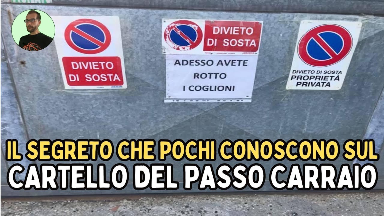 IL PASSO CARRABILE NON &Egrave; SEMPRE UN DIVIETO: ECCO QUANDO PARCHEGGIARE MA OCCHIO ALLE CONSEGUENZE