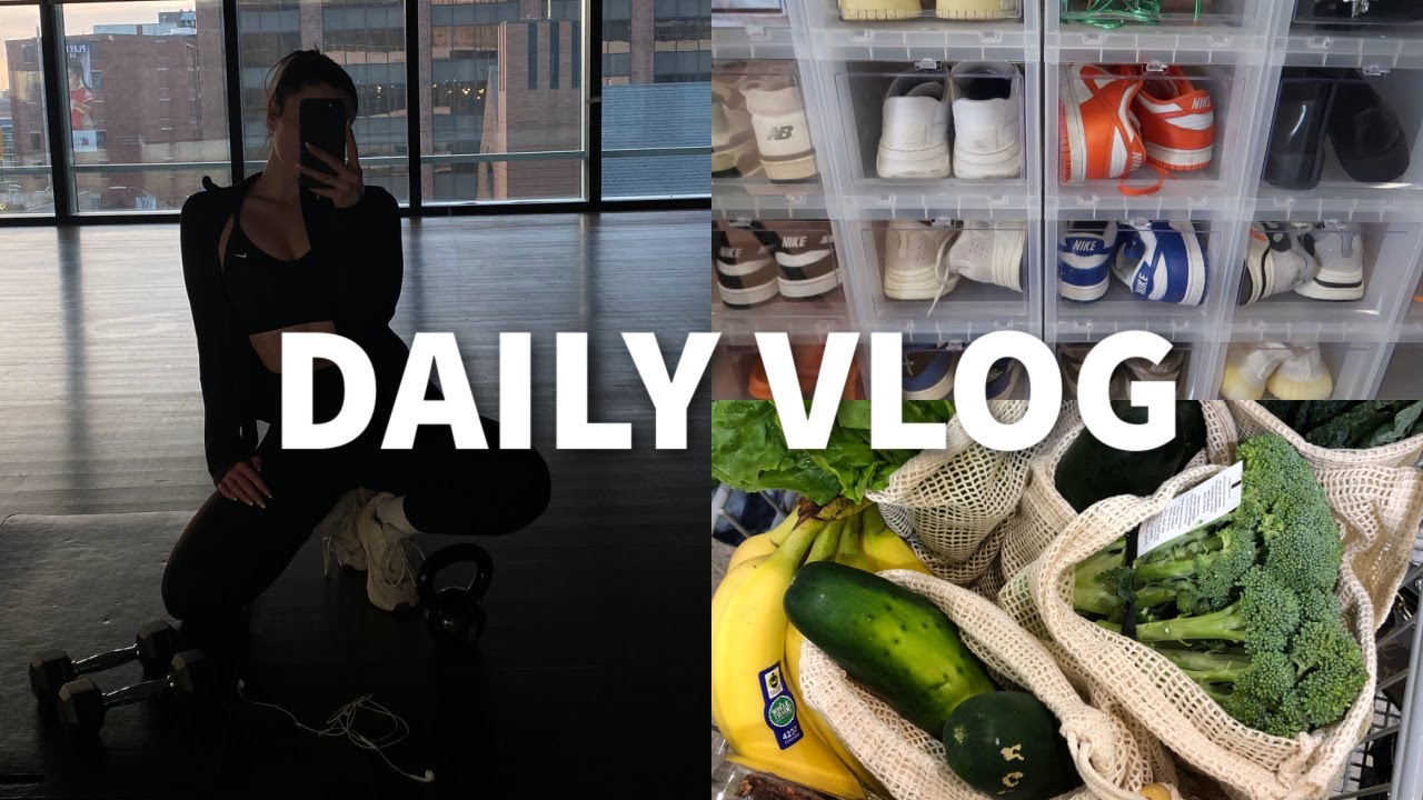 DAILY VLOG: grocery haul, going to the gym, cleaning my apartment