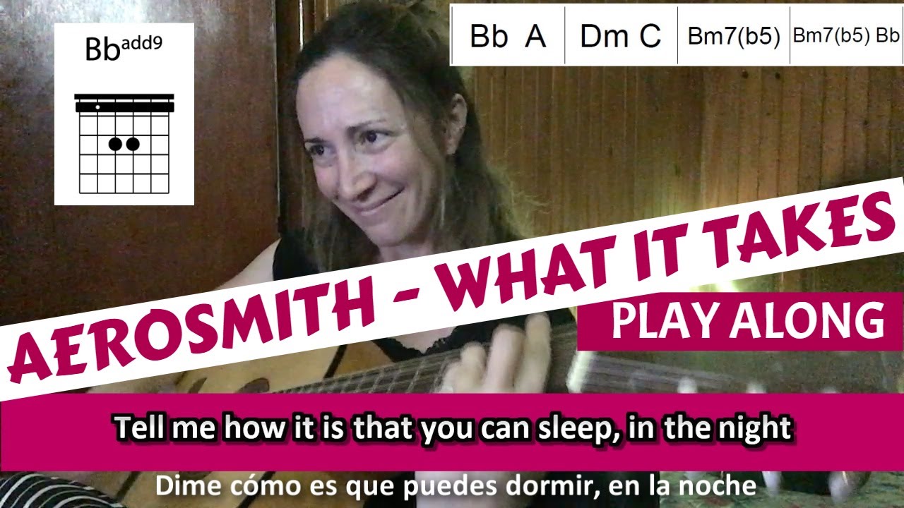 What it takes AEROSMITH - Guitar Play-Along