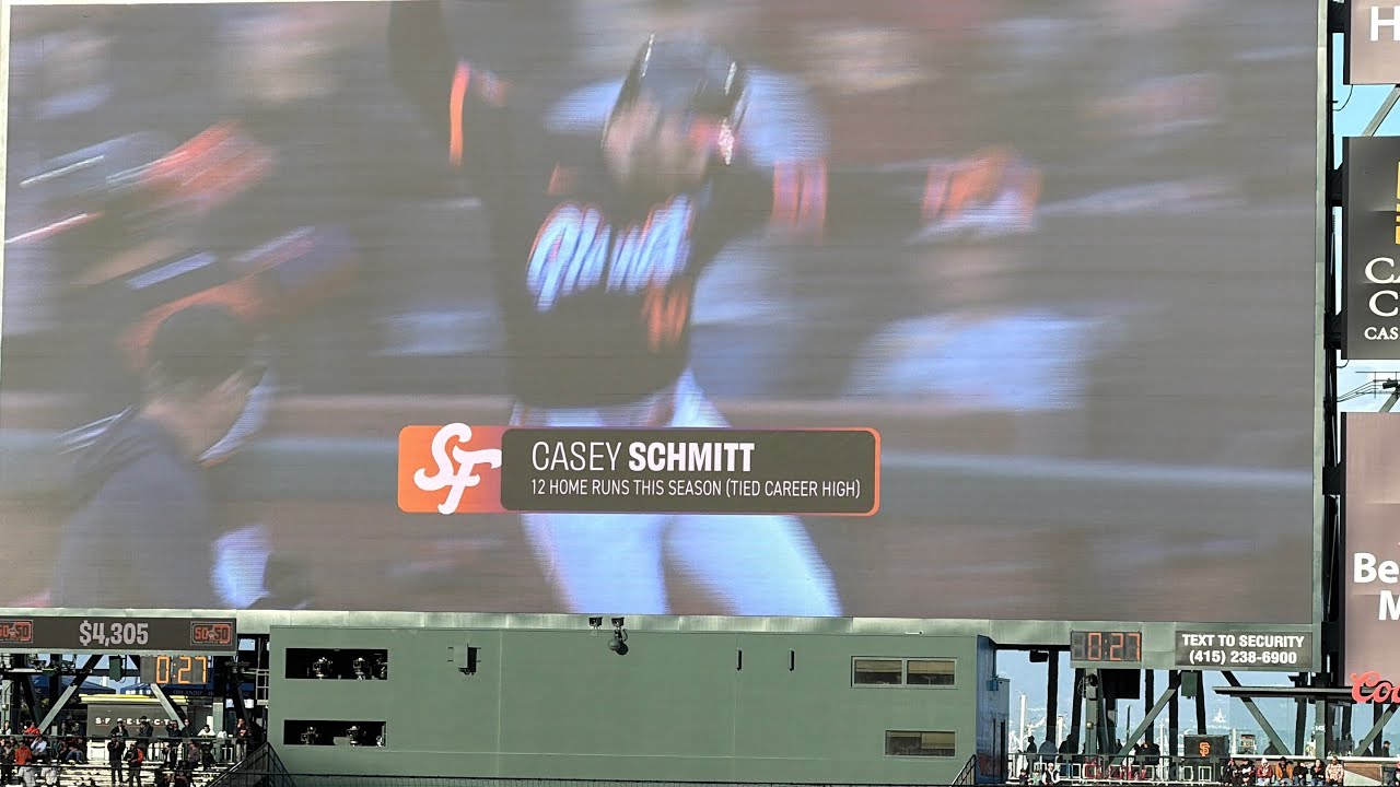 Casey Schmitt 12 Home Runs this Season (TIED CAREER HIGH) 5/26/26