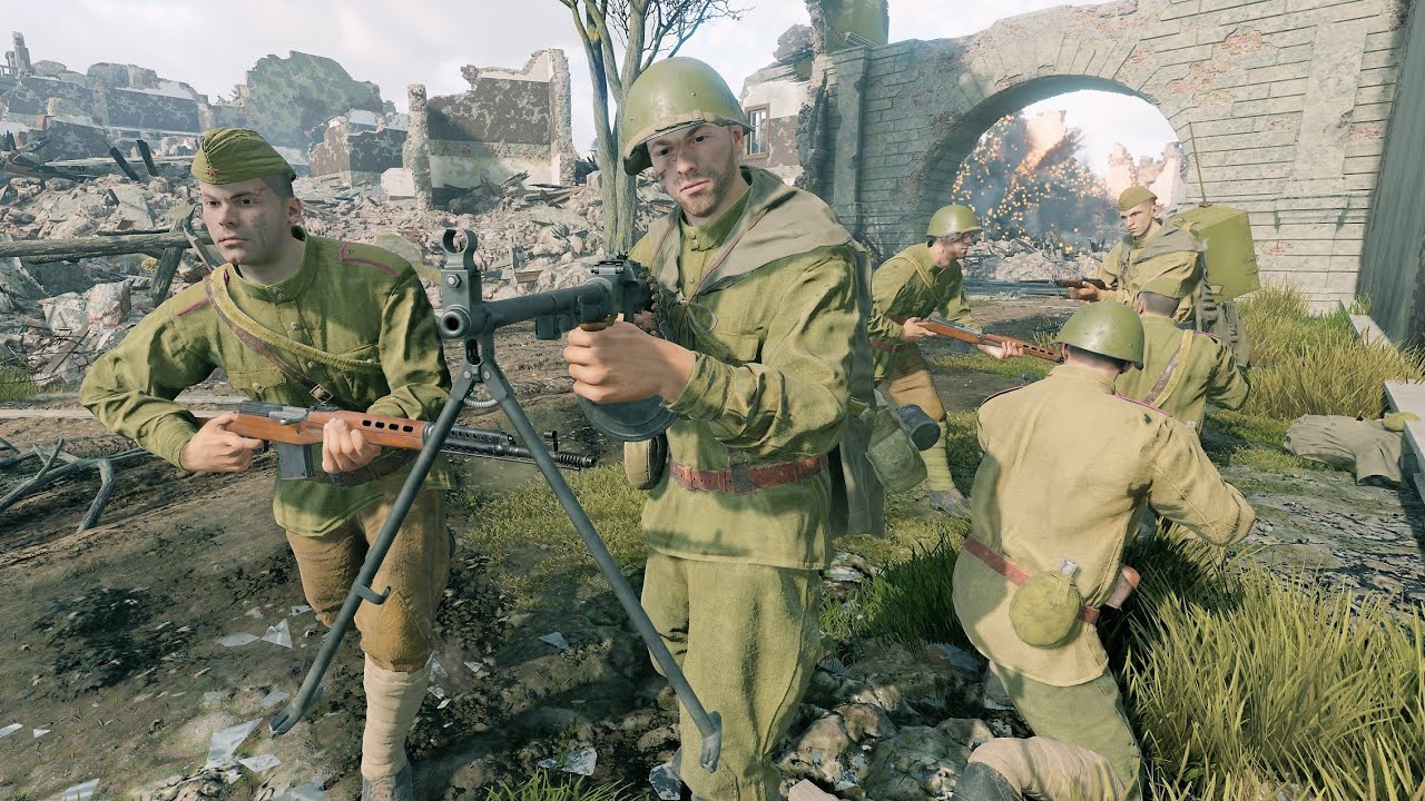 Enlisted Gameplay - The Reich Chancellery - Battle of Berlin [1440p 60FPS] No Commentary