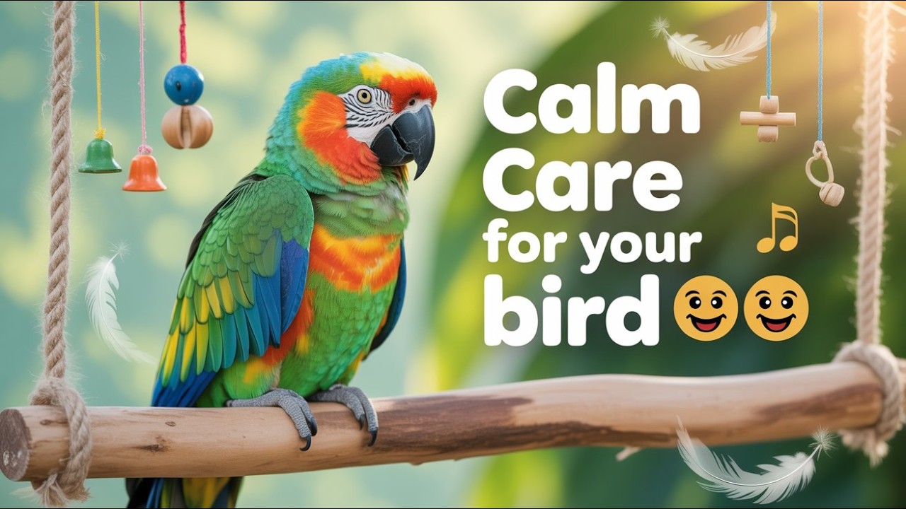 Calm Care for Your Feathered Friend 🐦 | Bird Nutrition & Happiness Tips
