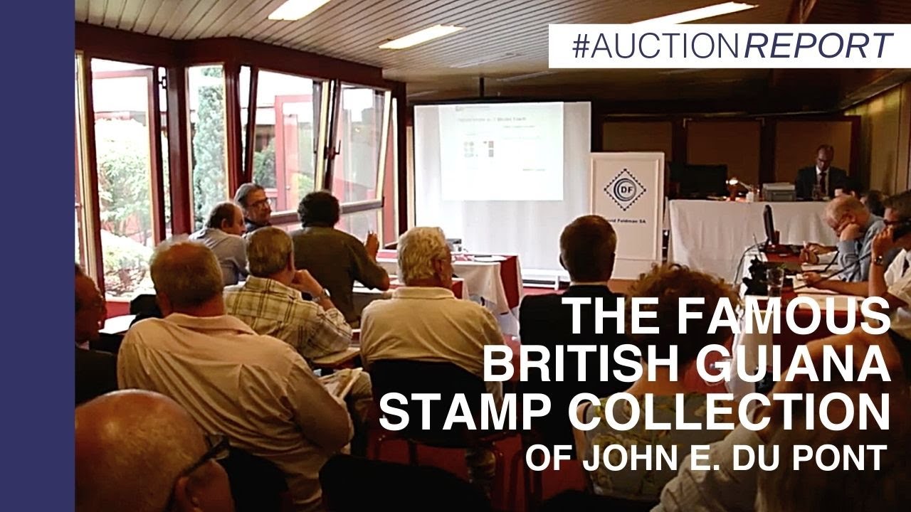 Auction report: The famous British Guiana stamp collection of John E. Du Pont
