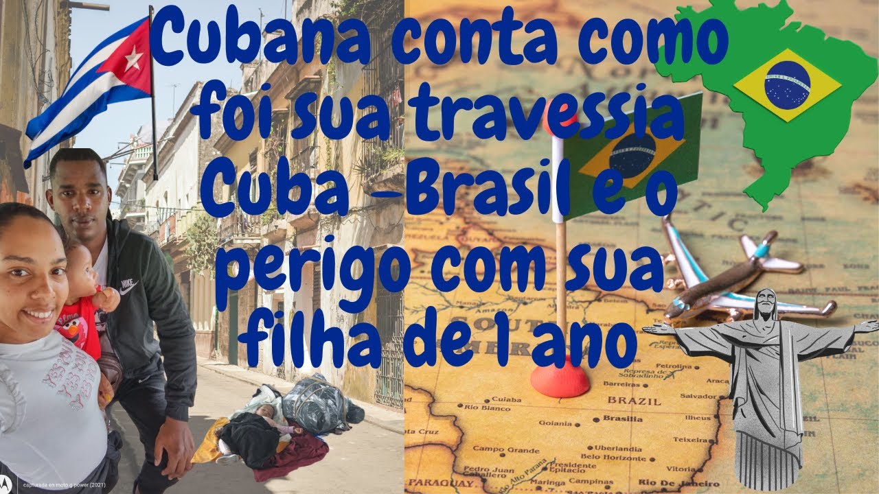 Cubana conta como foi seu travessia Cuba -Brasil e o perigo com sua filha de 1 ano