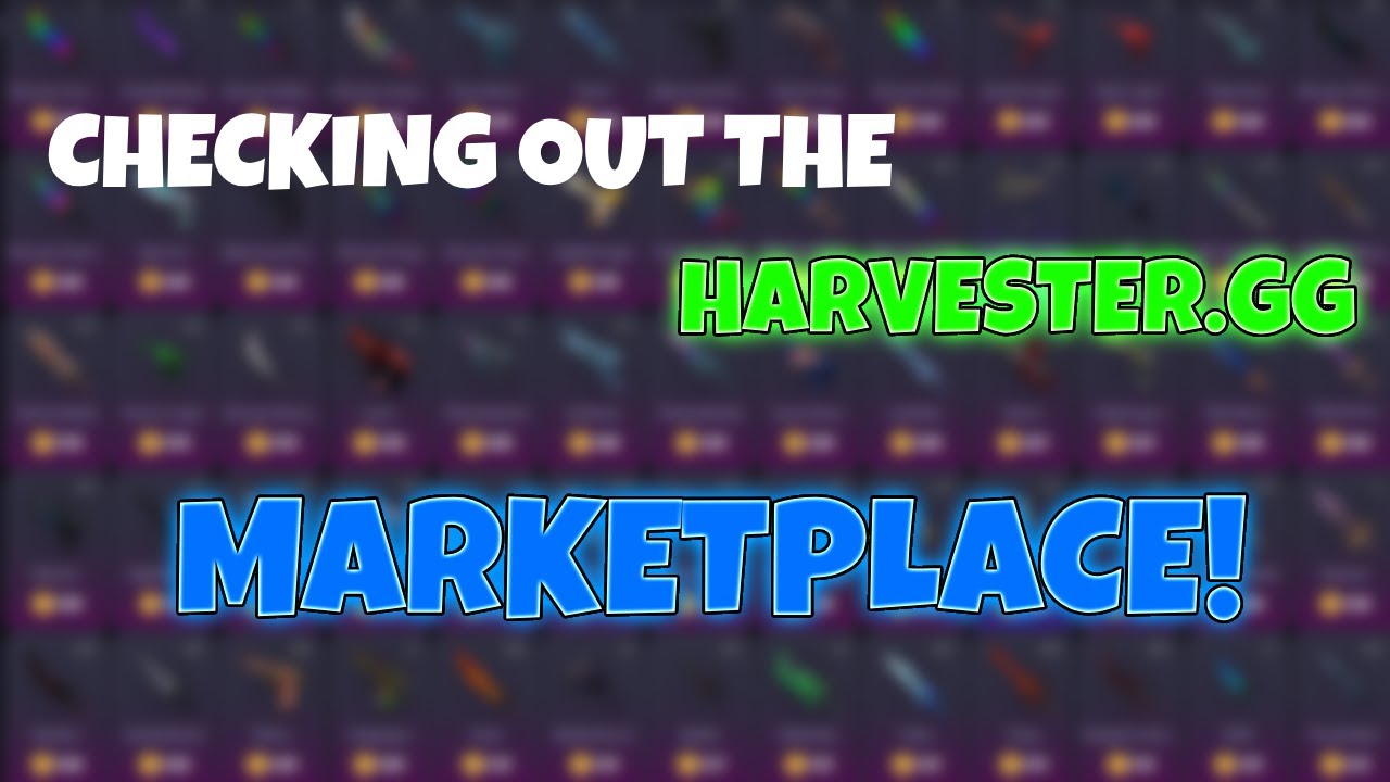 Trying out the harvester.gg marketplace | Betblox