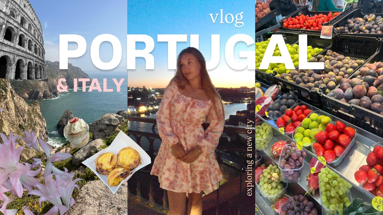 PORTUGAL & ROME: Моя первая поездка в Португалию ☀️🇵🇹 | TRAVEL VLOG